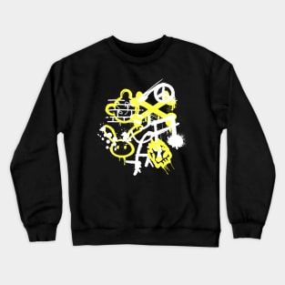 Graffiti Character Graffiti on the wall Crewneck Sweatshirt